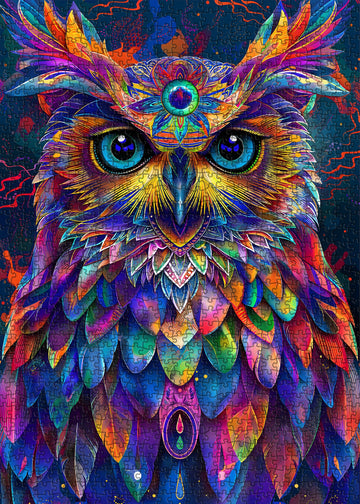 Fantasy búho rompecabezas rompecabezas 1000 piezas